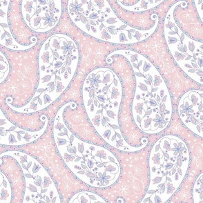 Paisley folk pattern - candy