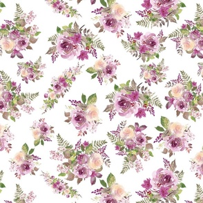 Lilac Toss - Floral for Nursery Accessories