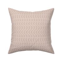Abstract Wave Lines Almond Neutral