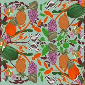 Fruit Folk Art-Maximalist