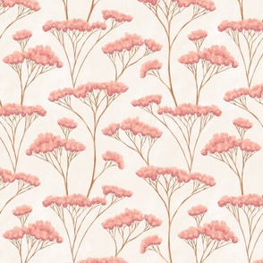 Wild Yarrow - large - pink and copper