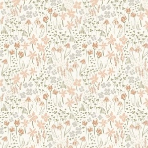 Floating Meadow - Vintage Weeds-Soft Pastels-Small-Hufton Studio