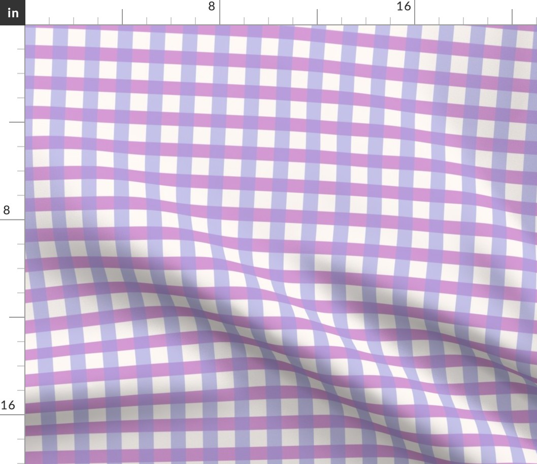 Lilac Gingham | Med.