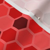 Pickleball Paddle - Honeycomb Strawberry Red