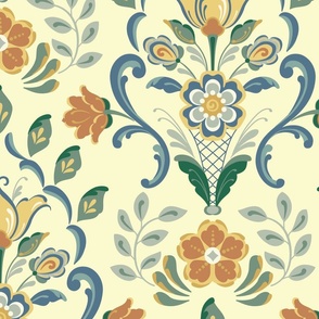 Rosemaling Yellow