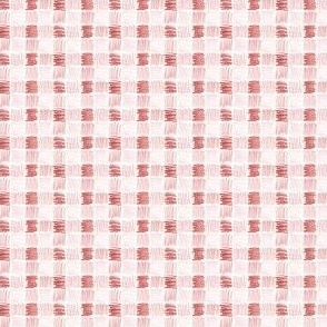 Gingham, red