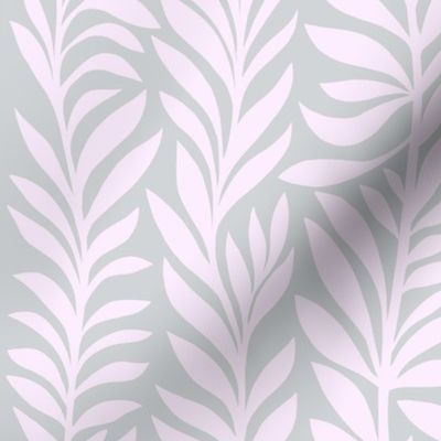 Wild Daisy Weeds - 2 Medium - Pink, Grey, White