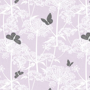 Queen Anne's lace - light purple - 500 pixels