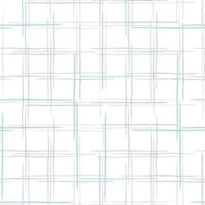Grouped pencil line grid, graphite with blue