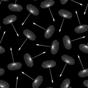 Dandelion Seeds // Black & White