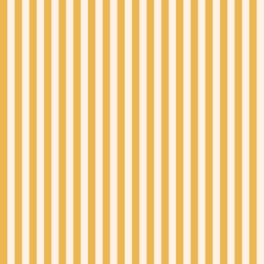 Peach and Yellow Stripe 0.5"