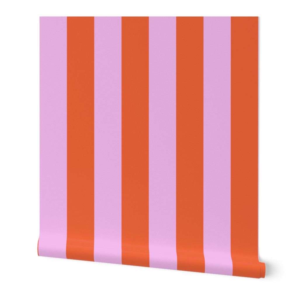 Red and Lilac Stripe 3"