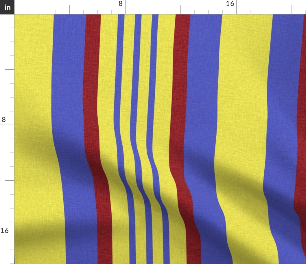 custom tartan stripe #2, 14" repeat