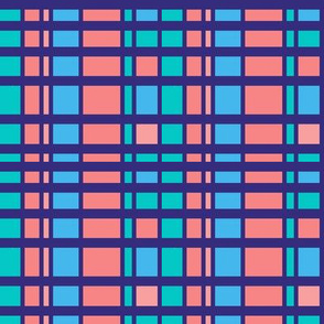 Happy Faces #7: Abstract Plaid