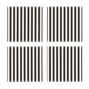 Black and White Stripe 0.5"