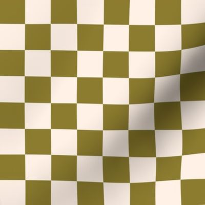Olive Checkers 1"