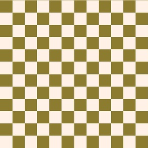 Olive Checkers 1.5"