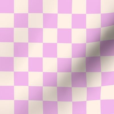 Lilac Checkers 1"