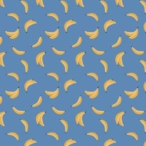 mini micro // Banana Toss on Blue