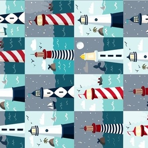 Lighthouse Quilt - horizontal