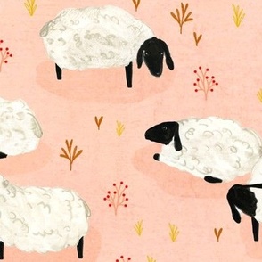 Sheep - pink {large}