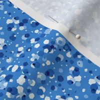 Tiny - Bumpy Random Dots in Blue and White - created with the quilter in mind