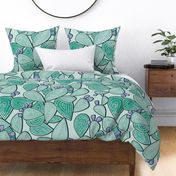 Pale Prickly Pear Print  - Large Scale