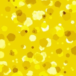 Medium - Bumpy Random Dots  in Yellow and Gold 
