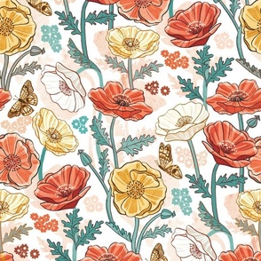 Classic Poppy Print - Medium Scale 