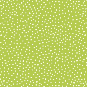 Wonky dots Green