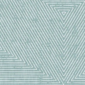 hexagon stripes - boho home decor - dusty blue - LAD22