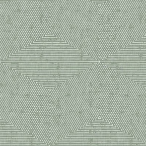 (small scale) hexagon stripes - boho home decor - sage - LAD22