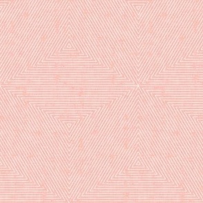 (small scale) hexagon stripes - boho home decor - pink - LAD22