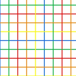 80s primary grid on white 2in squares