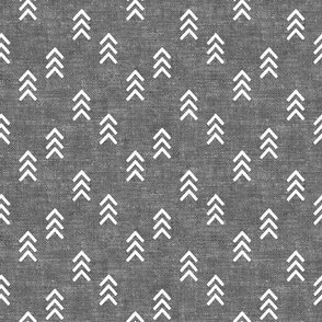 (small scale) three arrow stripes - medium gray C22