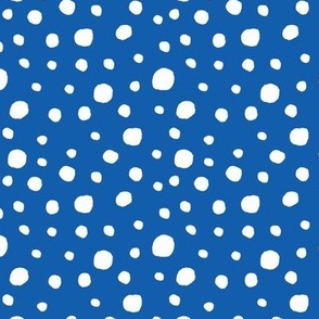 navy blue polka dots 