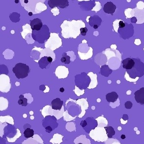 Medium - Bumpy Random Dots in Violet and White - A Filler Created with Quilters in Mind