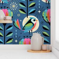 Charming Birds and Blooms