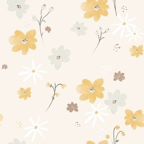 Dainty Boho Wild Fowers cream