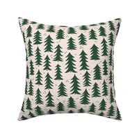 Forest Trees V1: Green Fir Pine Trees in the Woods Forest Green Nature - Medium