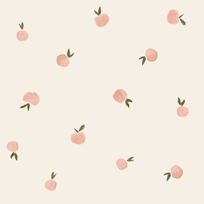 Small Watercolor Peach