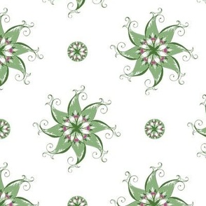 Pinwheel Sage ,green