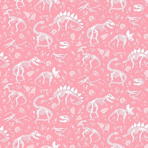 Excavated Dinosaur Fossils - Candy Pink 