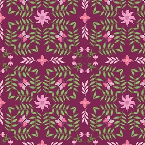 Forest Shade Variation on Maroon(Small)