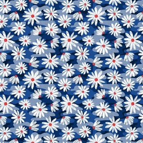 Medium Scale - Fourth of July Camo Floral