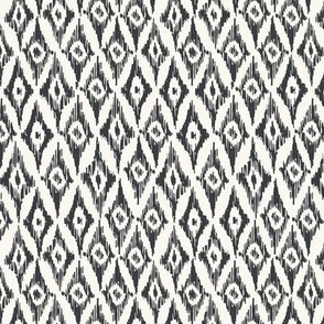 Boho Ikat-Medium-Black Beauty-Hufton Studio