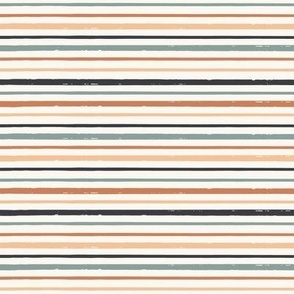 Stripy Summer-Medium Horizontal- Allspice -Hufton Studio