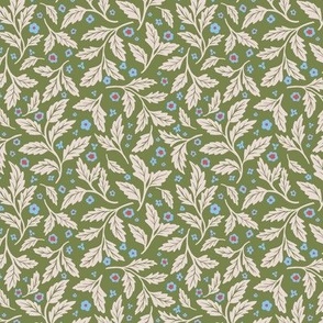 Jane Skirrow Tossed Sprig Green