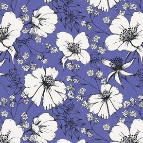 Jane Skirrow Sketchy Floral Very Peri