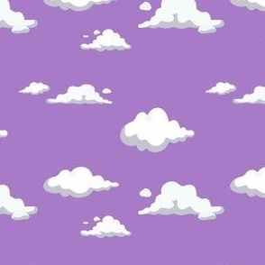 Clouds MICROsize Purple